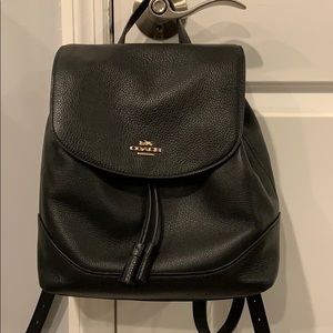 Coach Black Backpack